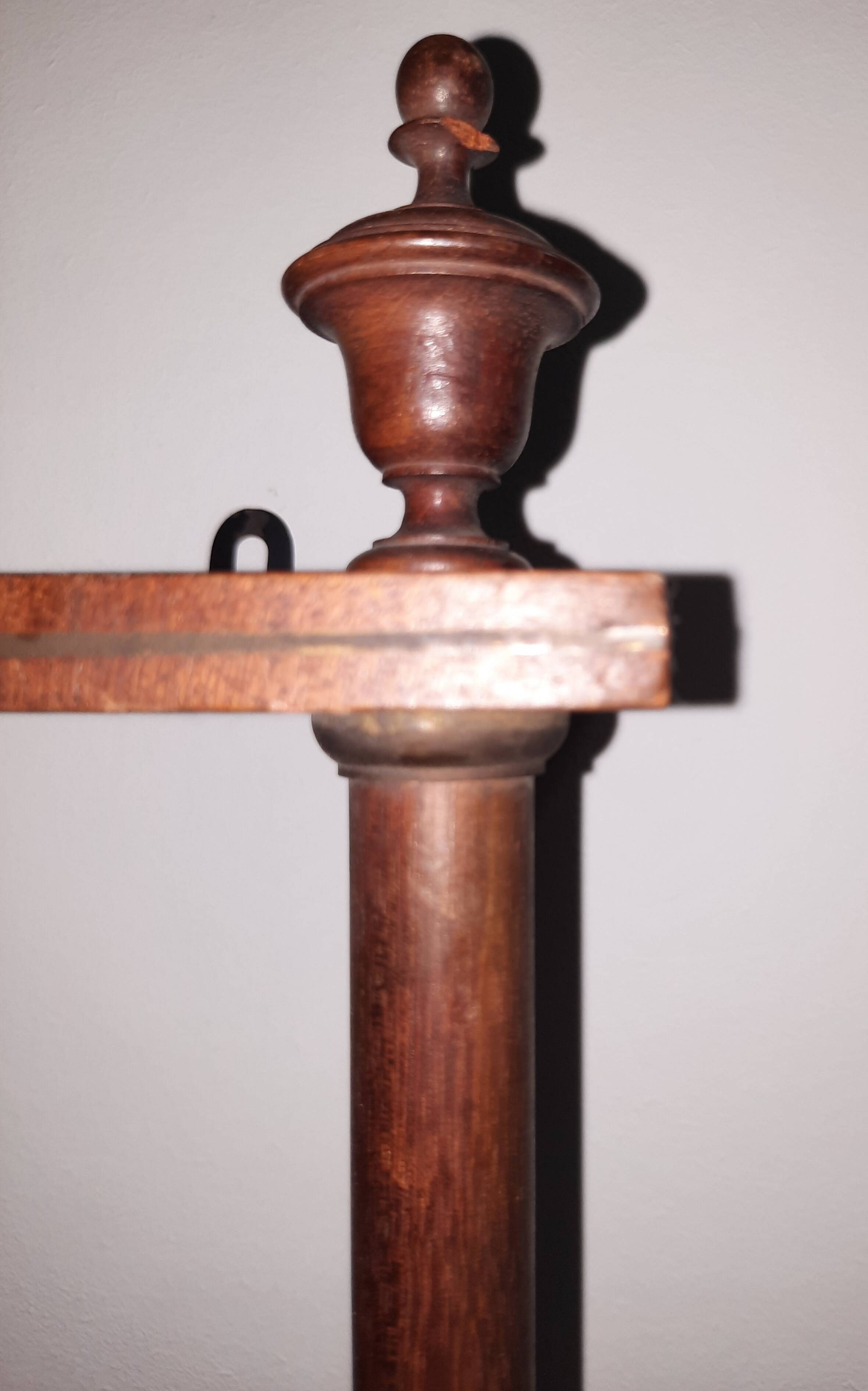 Mahogany wall shelf