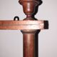 Mahogany wall shelf