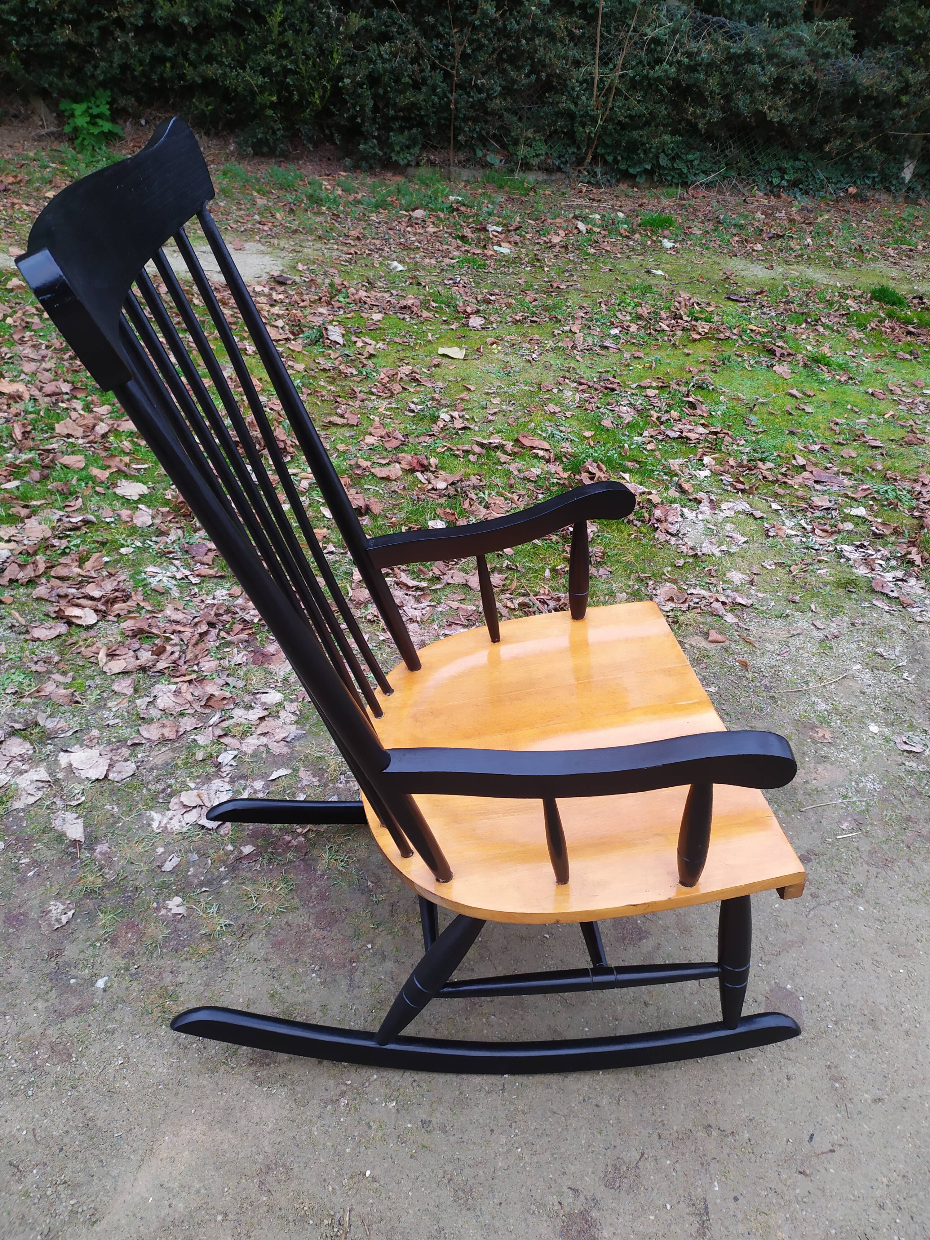Scandinavian rocking chair 50s-60s