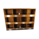 Cabinet with workshop lockers, restored / restyled hotel furniture style
