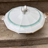 Art Deco Soup Tureen / Vegetable Dish – UML France Limoges – 1930s