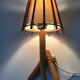 Vintage rattan wall lamp design 60 years