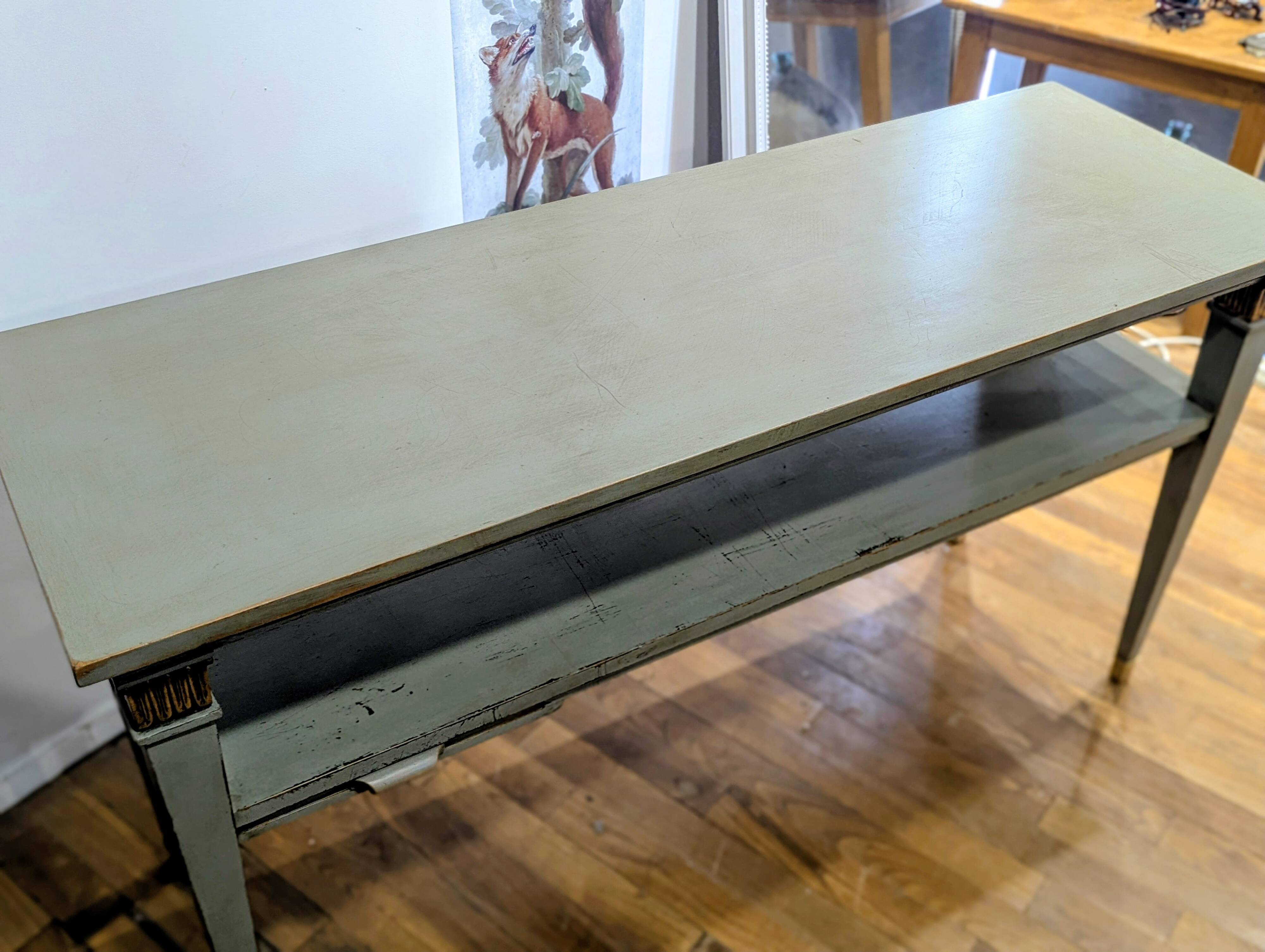 Console directoire patinée