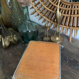 Vintage triptych barber mirror 24x59cm