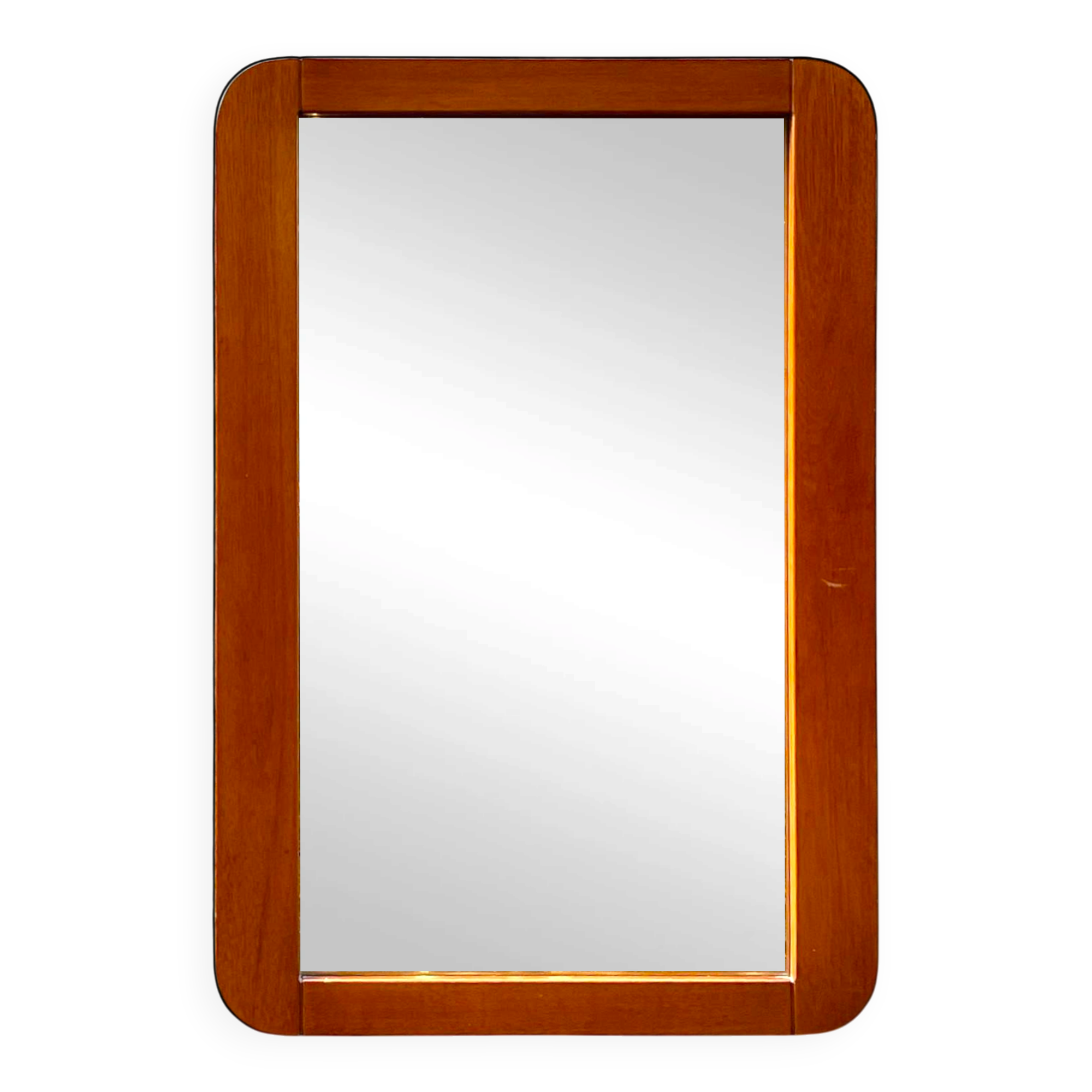 Miroir scandinave en Teck