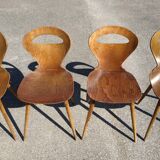 Set of 4 chairs baumann model "Ant" 1960