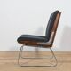 Chrome & Rosewood armchairs, Gordon Russell, United Knigdom, 1970s.