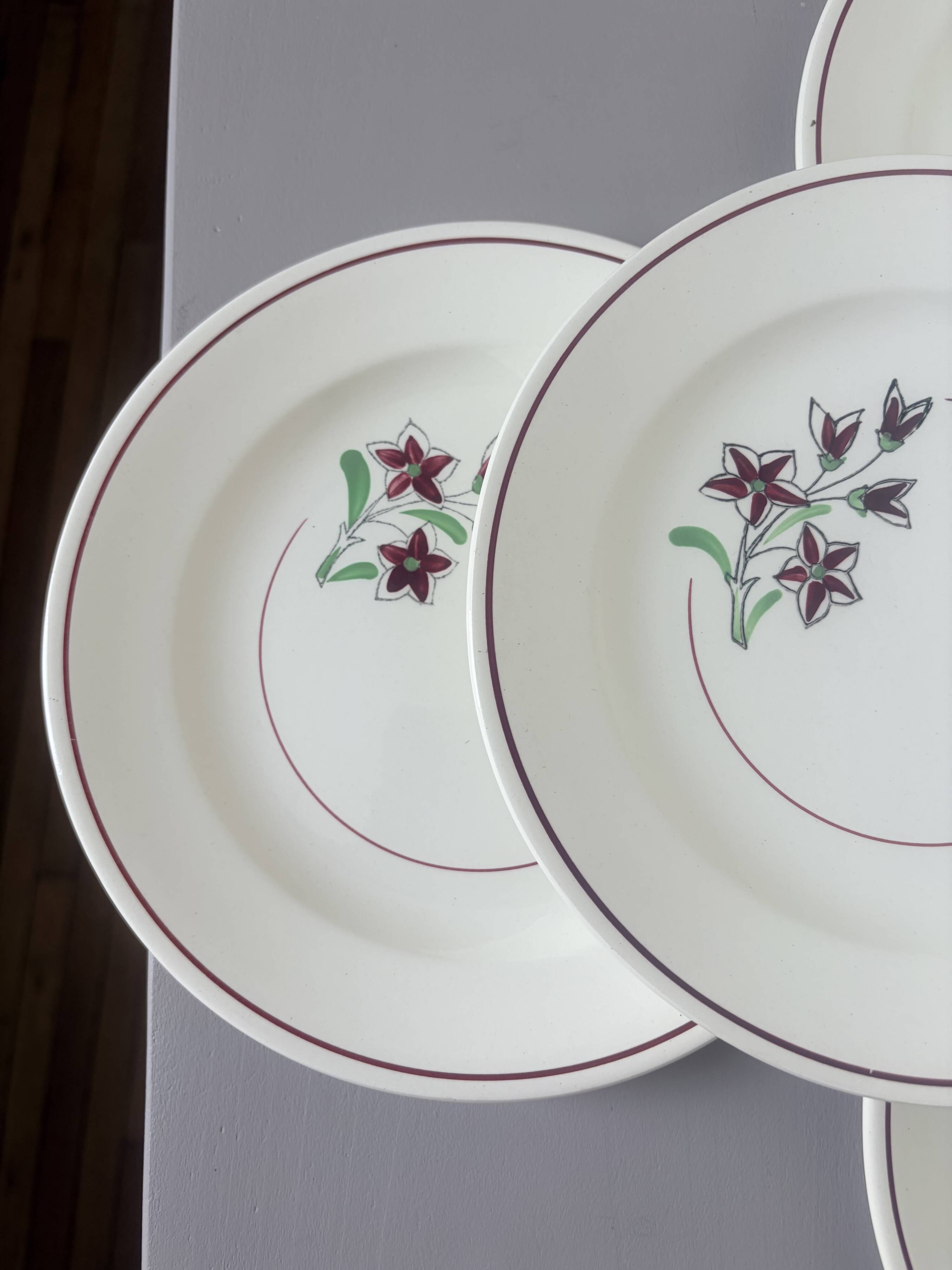 4 flat plates from Salins 210656