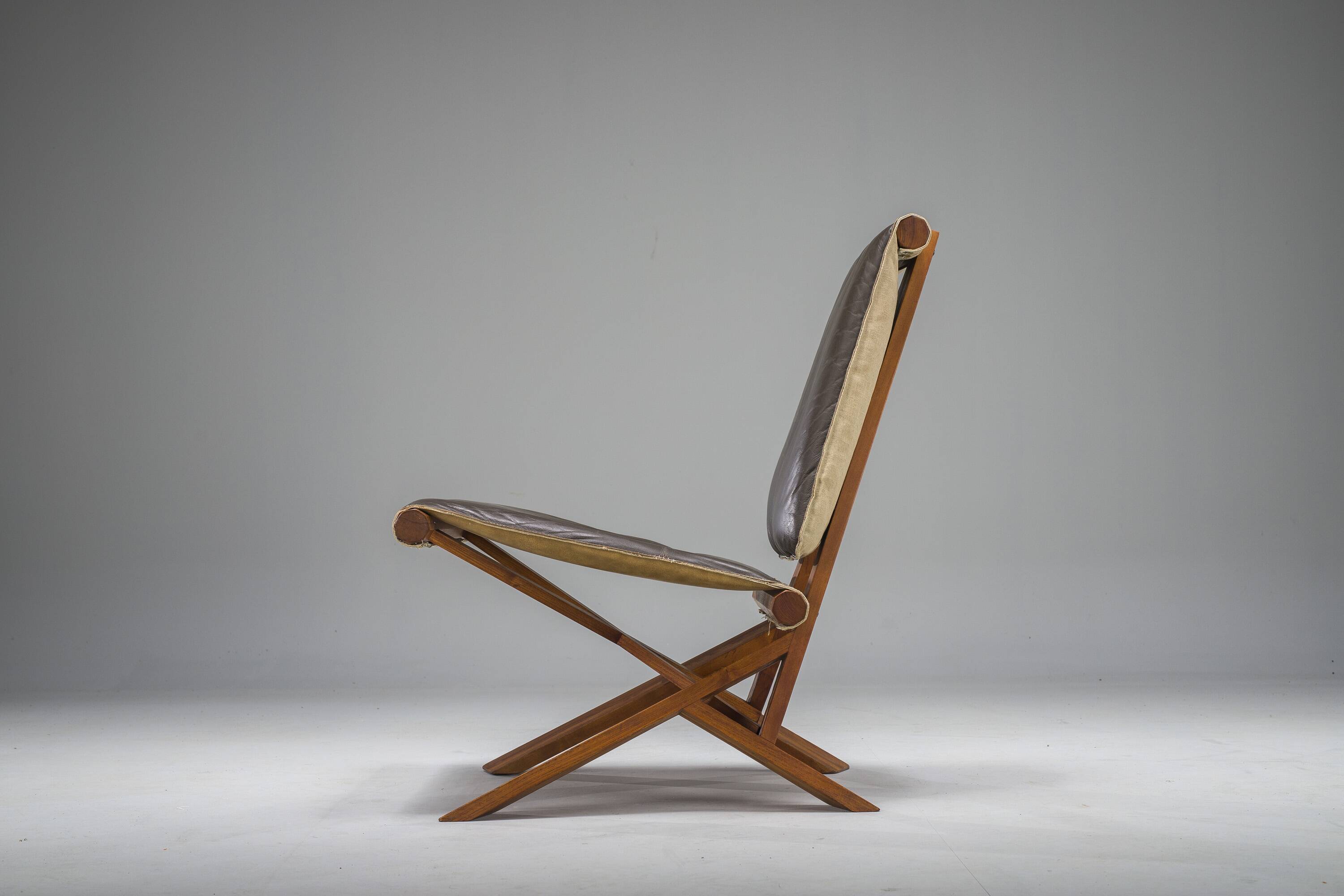 French S46 Dromadaire Chair by Pierre Chapo for Ebenisterie Seltz, 1970s