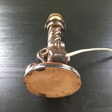 Bronzed ceramic lamp base