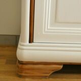 White and wood buffet