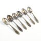 Art Deco brass spoons from WSW, 1950s, set of 6