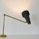 Italian desk clamp lamp 50s