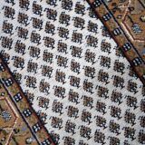 Vintage Indian Carpet Seraband handmade 71cm x 266cm 1970s