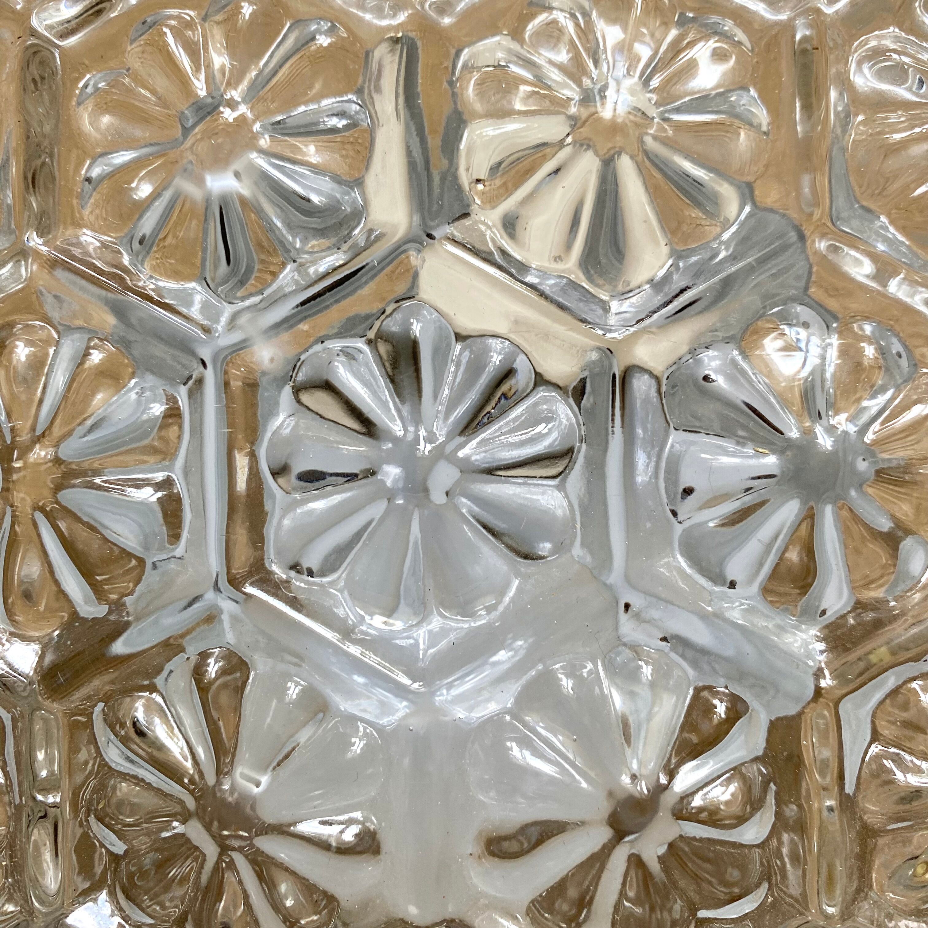 Vintage glass ceiling lamp