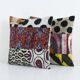 Set of 2 vintage ikat cushion covers 48x51 cm