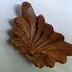 Vide poche coquillage en bois sculpté