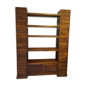 Bibliothèque en bois - exotique