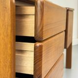 Bureau danois en teck avec porte et tiroirs par Bornholm, années 1970