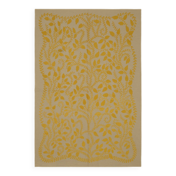 Tapis kilim en point de croix vintage fait main 184 cm x 272 cm
