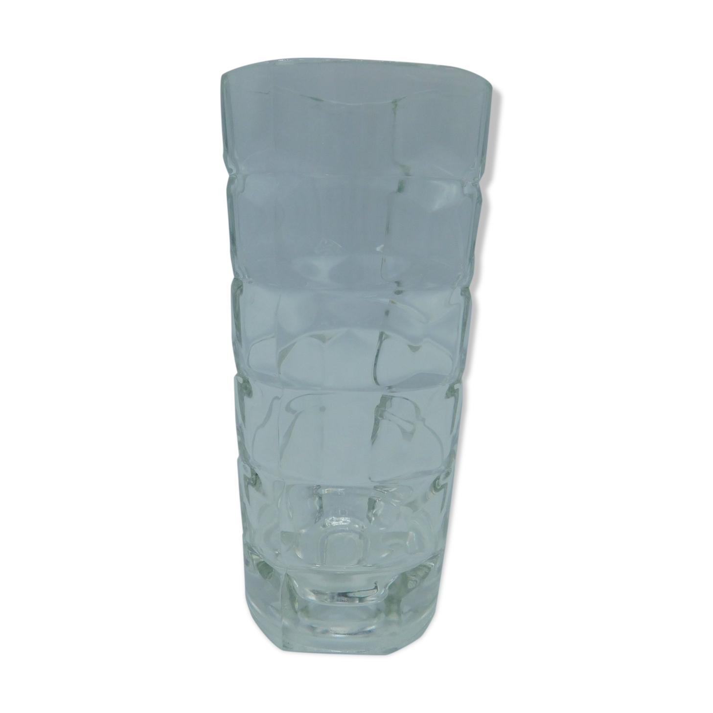 Thick glass vase