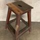 Tabouret bois brut