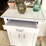 Vintage white metal furniture