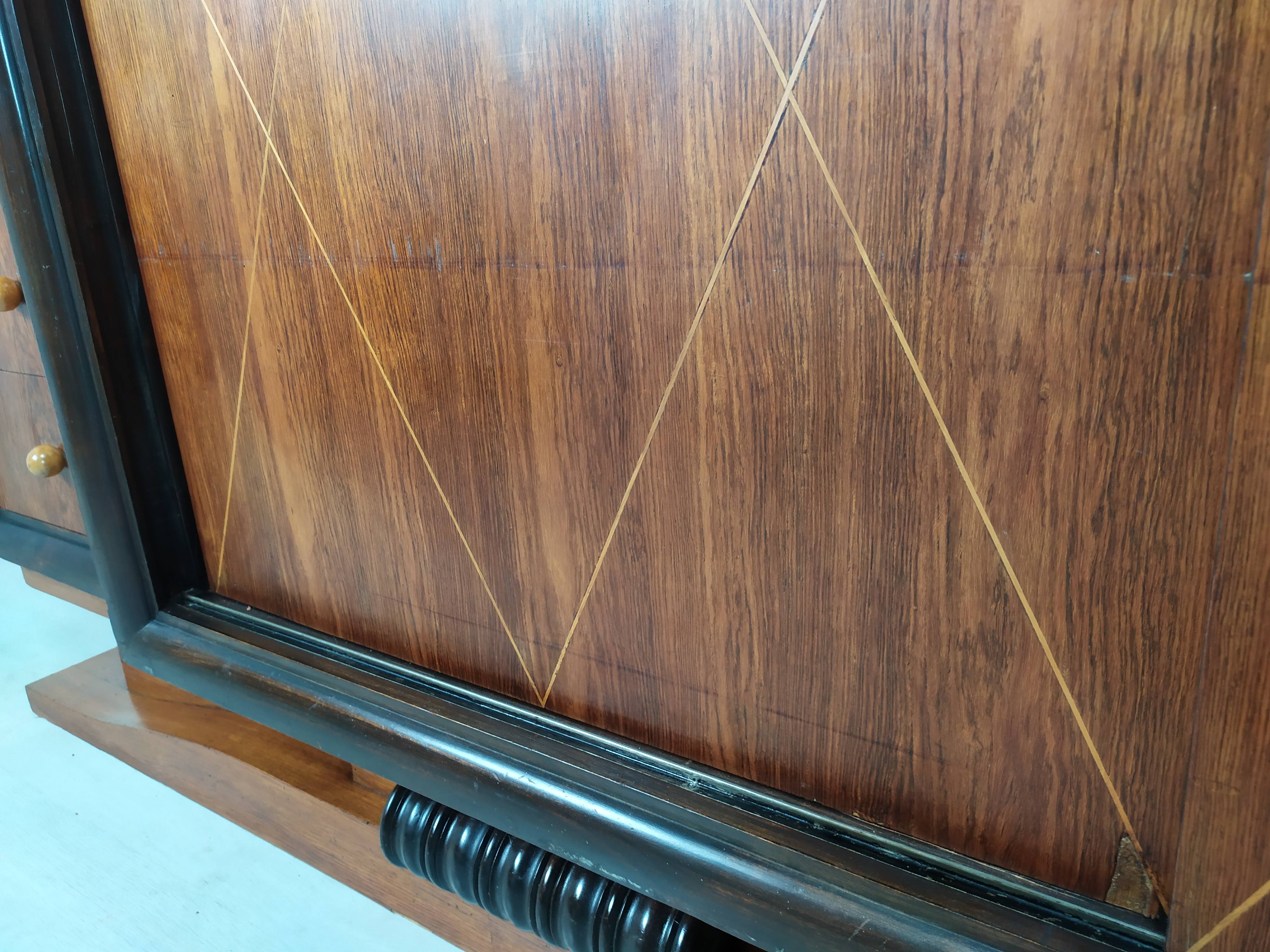 Art Deco library cabinet