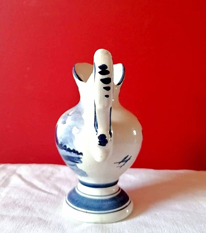 Delft porcelain pitcher, Holland