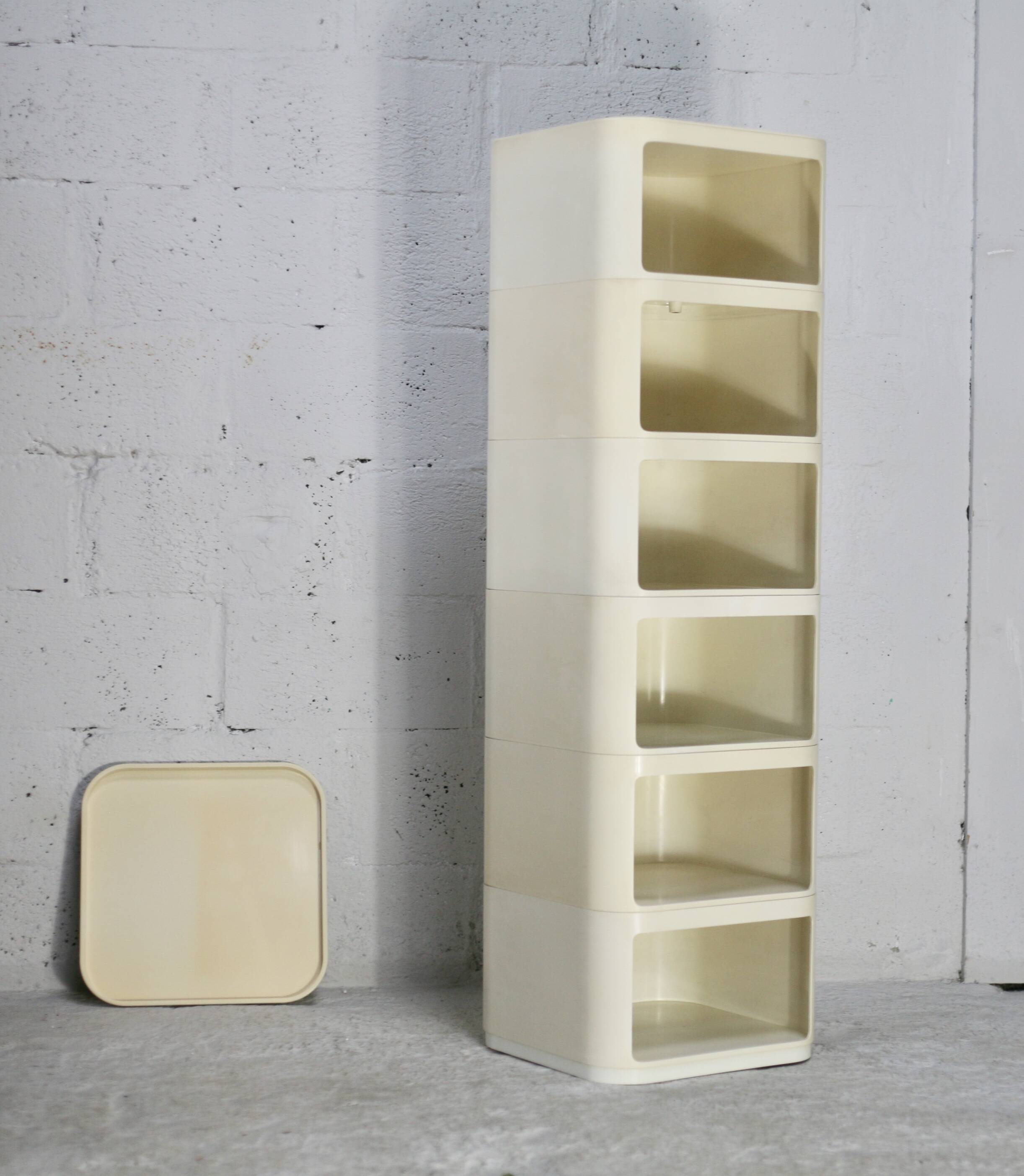 Anna Castelli, Kartell. Storage modules, Circa 1970