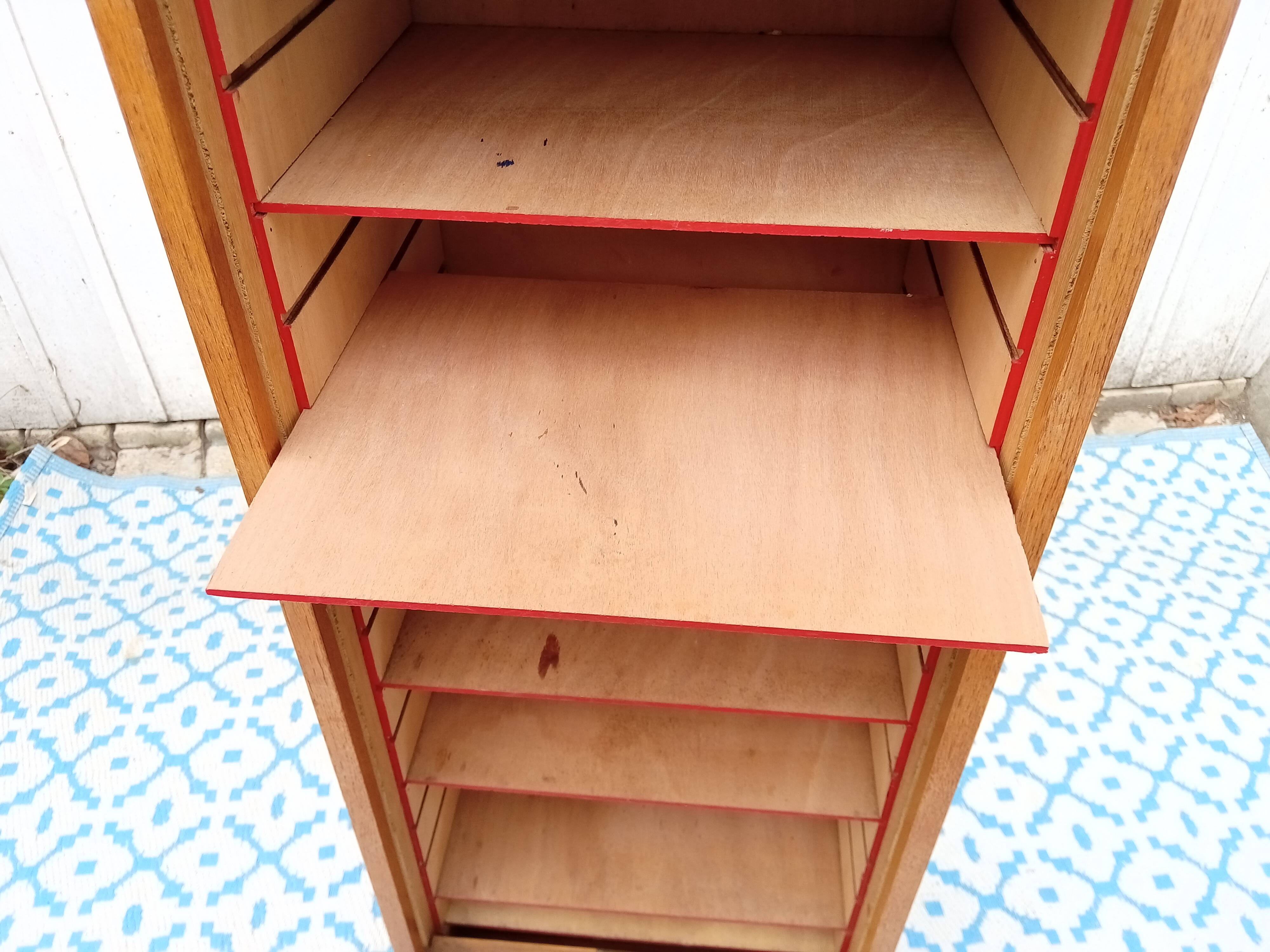 Filing cabinet, curtain furniture