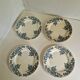 Set of 4 Louis XV Dessert Plates HB & Cie