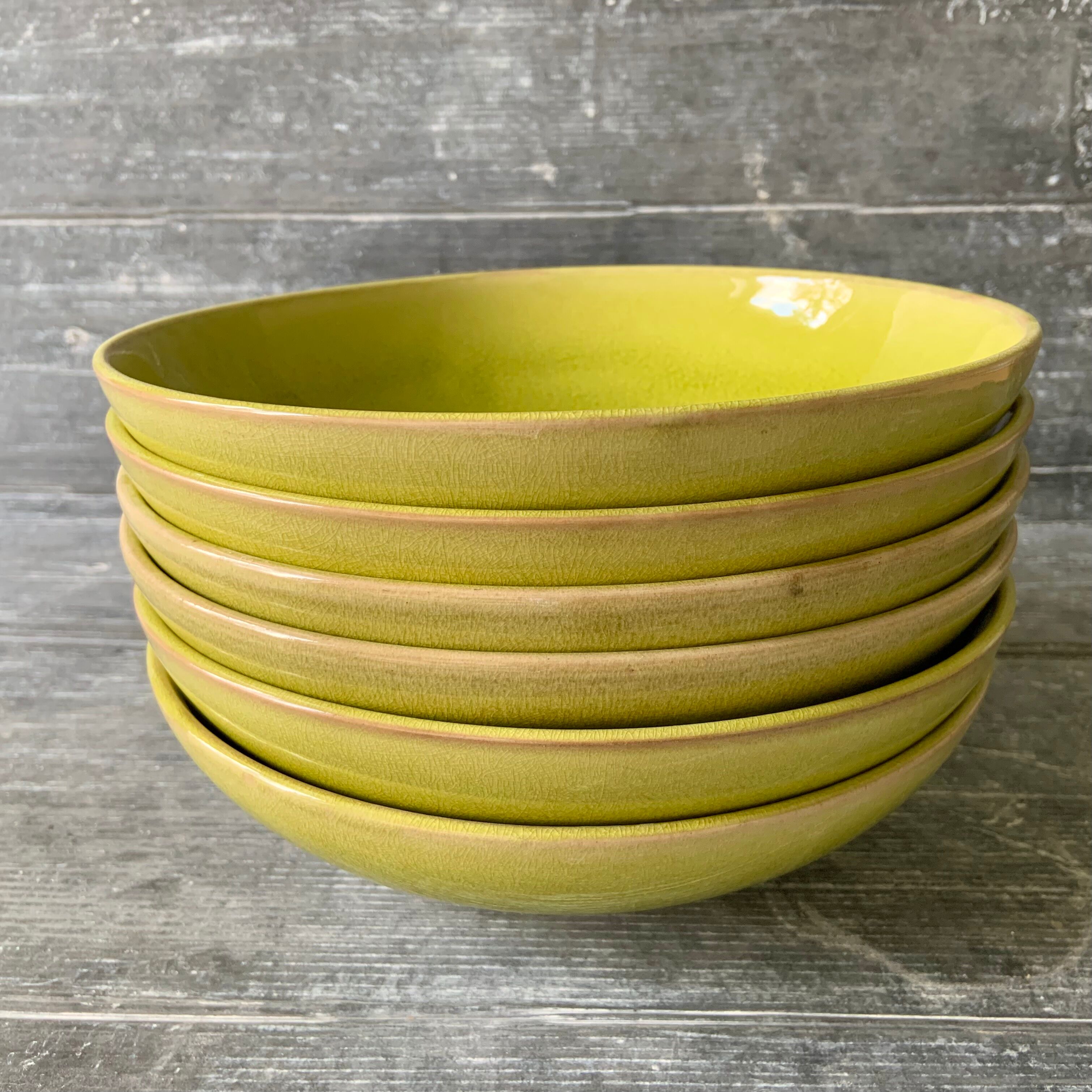 Plates pasta Jars Tourron Tilleul