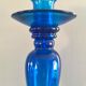 Turquoise blue candle holder