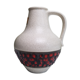 Vase à anse allemand DB Keramik Dumler Breiden années 70