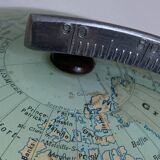 Vintage globe 1960 terrestrial lamp Süd-west verlag Munchen - 34 cm