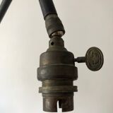 E-reader magazine holder vintage ceramic floor lamp