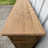 Solid Oak Sideboard Mid 20th Century