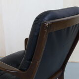 Vintage Leather Armchair Eugen Schmidt