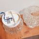 Paire d'appliques globe vintage