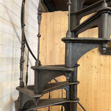 Cast iron spiral staircase