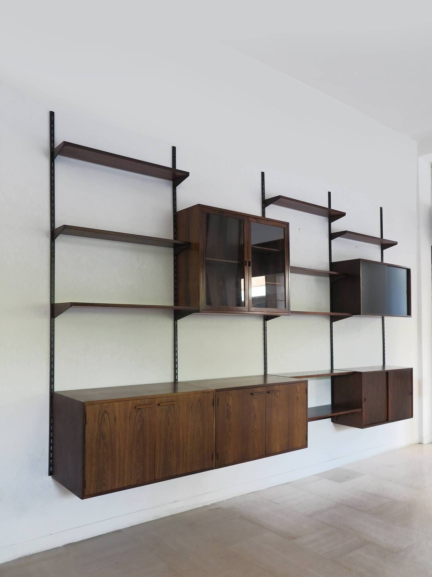 Kai Kristiansen Scandinavian shelving system, Denmark 1960s