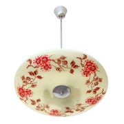 Glass ceiling lamp, Czechoslovakia, 60's