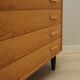 Ash chest of drawers, Danish design, 1970s, production: Denmark