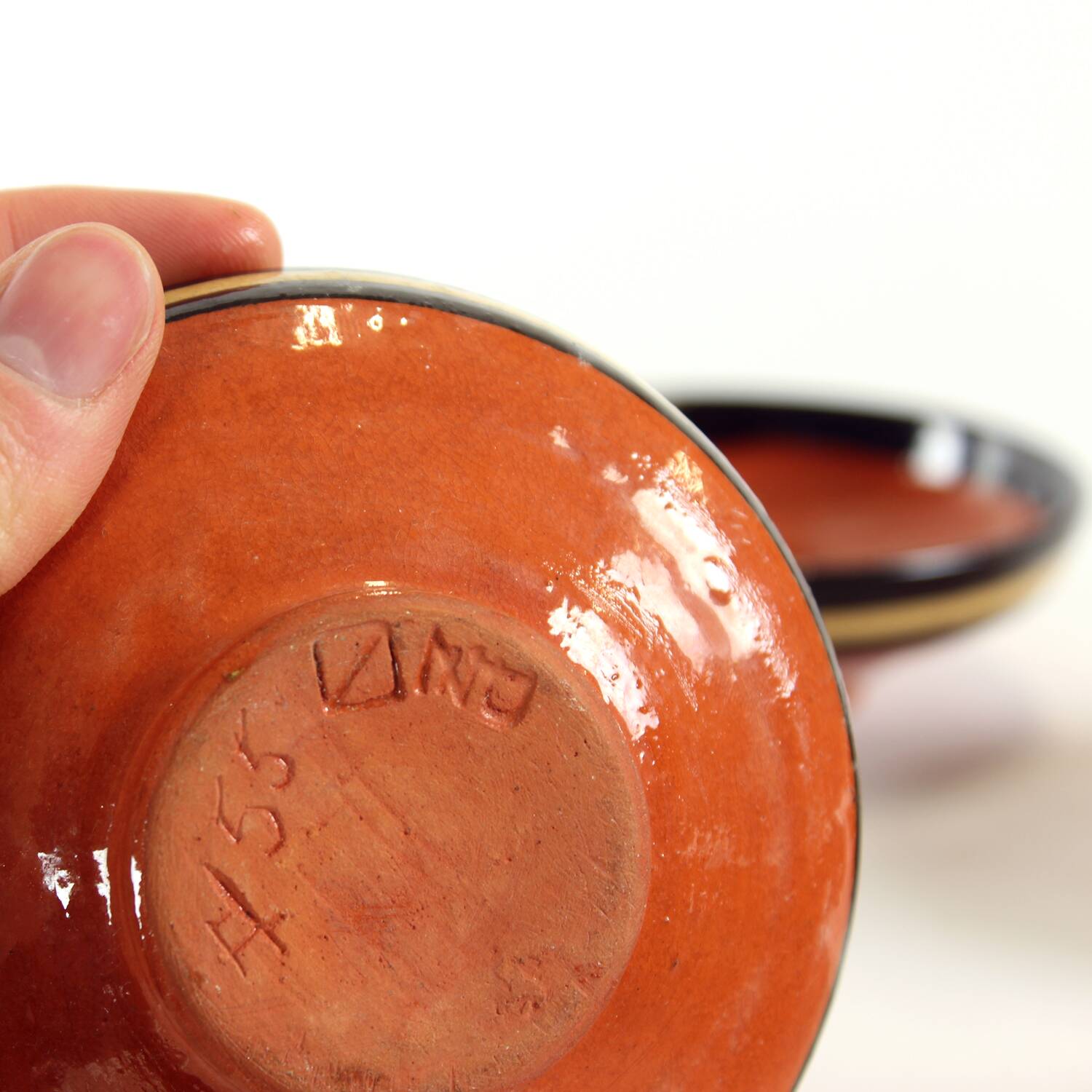 Set Of Ceramic Bowls By Ditta Abrhamova, Czechoslovakia 1980s