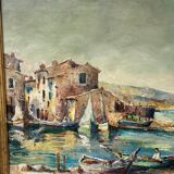 Huile sur toile XIX ème