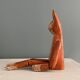 Old handcrafted wooden toy