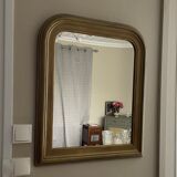 Miroir Louis Philippe doré