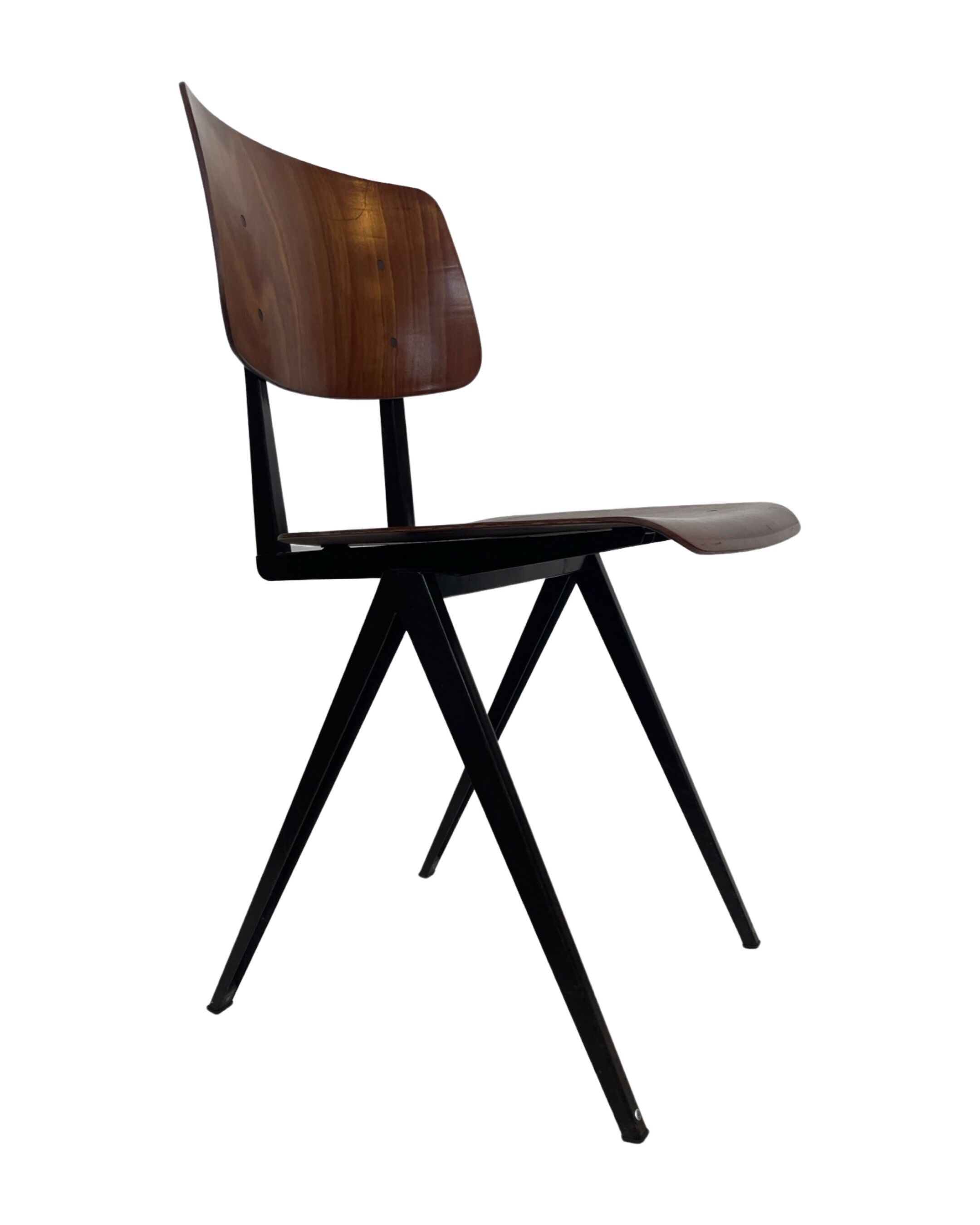 Industrial chair Galvanitas S16 Pagholz Netherlands 60's Design