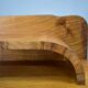 Art Deco bedside tables from the 1930s in walnut finish, Czechoslovakia.
